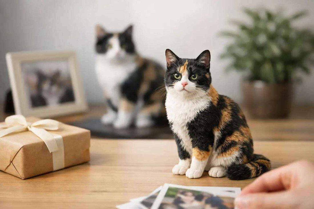 Personalized cat sculpture gift: un ricordo vivo