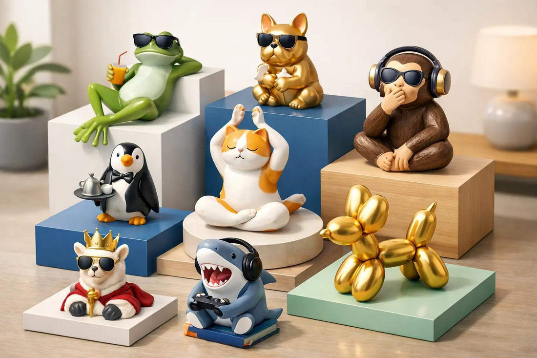 7 funny animal statues for home da scegliere