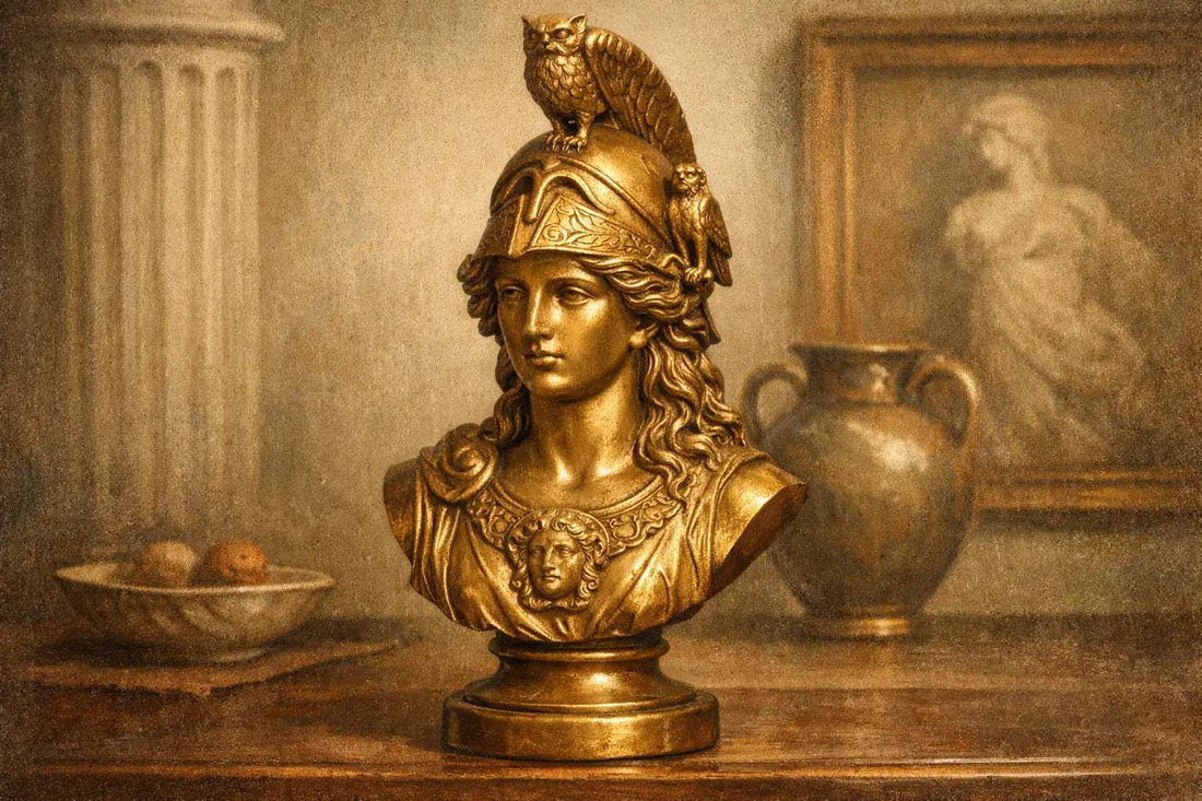 Statue classiche dorate per arredare con carattere