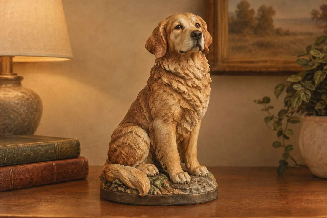 Ritratto cane fedele che resta nel tempo