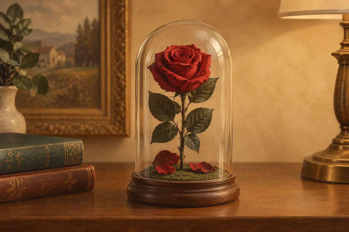 Come conservare una rosa eterna senza rovinarla
