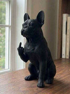 Bulldog Francese — Statuetta in Resina "Educato… ma non troppo" - Taraflo