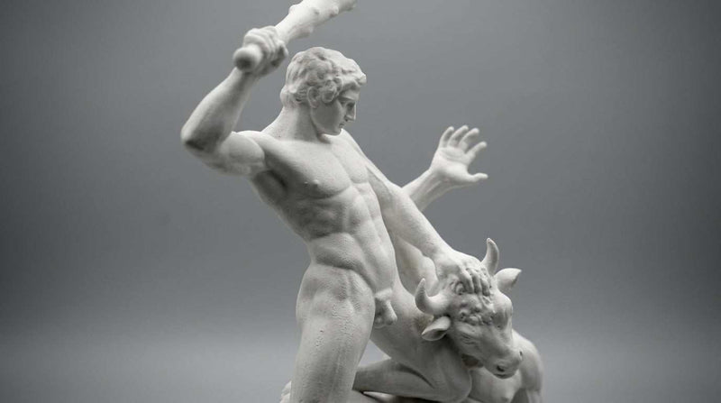 Scultura Teseo Minotauro: Un'Opera d'Arte che Ispira Coraggio e Raffinatezza - Taraflo