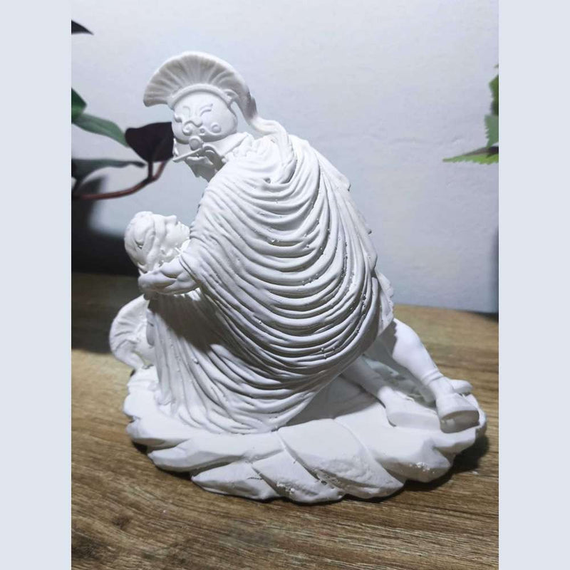 Achille e Pentesilea — Scultura Mitologica in Resina - Taraflo