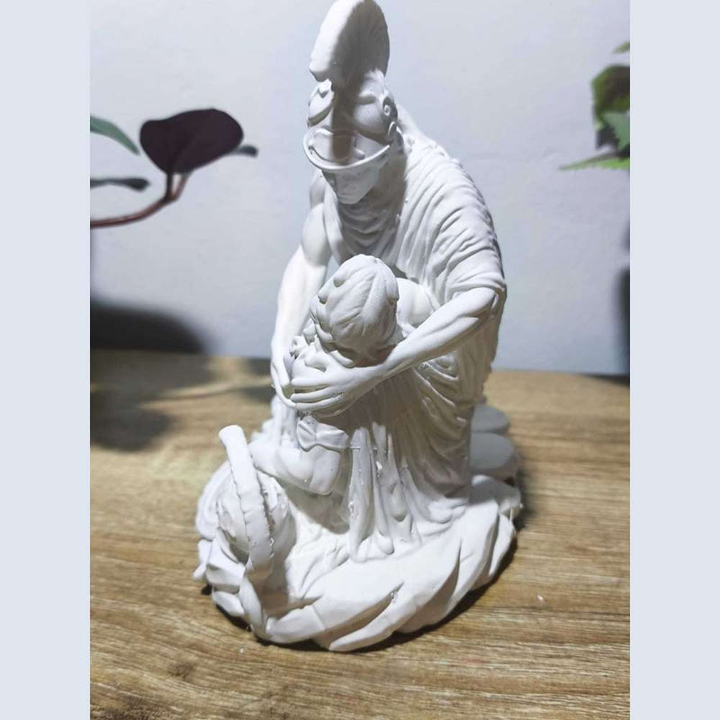 Achille e Pentesilea — Scultura Mitologica in Resina - Taraflo