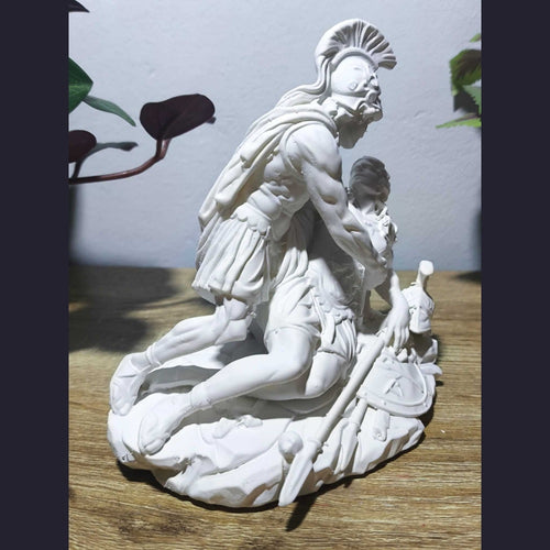 Achille e Pentesilea — Scultura Mitologica in Resina - Taraflo