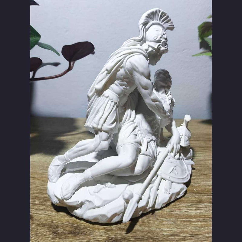 Achille e Pentesilea — Scultura Mitologica in Resina - Taraflo