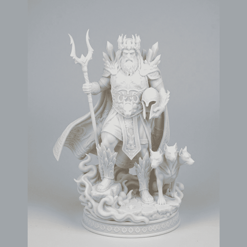 Ade — Statuetta del Signore degli Inferi in Resina - Taraflo