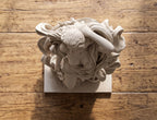 Scultura "Venere nel Vento" – Statua Classica con Drappeggio Fluido in Resina Effetto Gesso