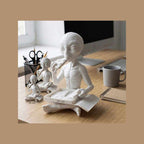 Alieno con Pizza — Statuetta da Collezione in Resina - Taraflo