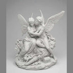 Amore e Psiche — Scultura Romantica in Resina - Taraflo