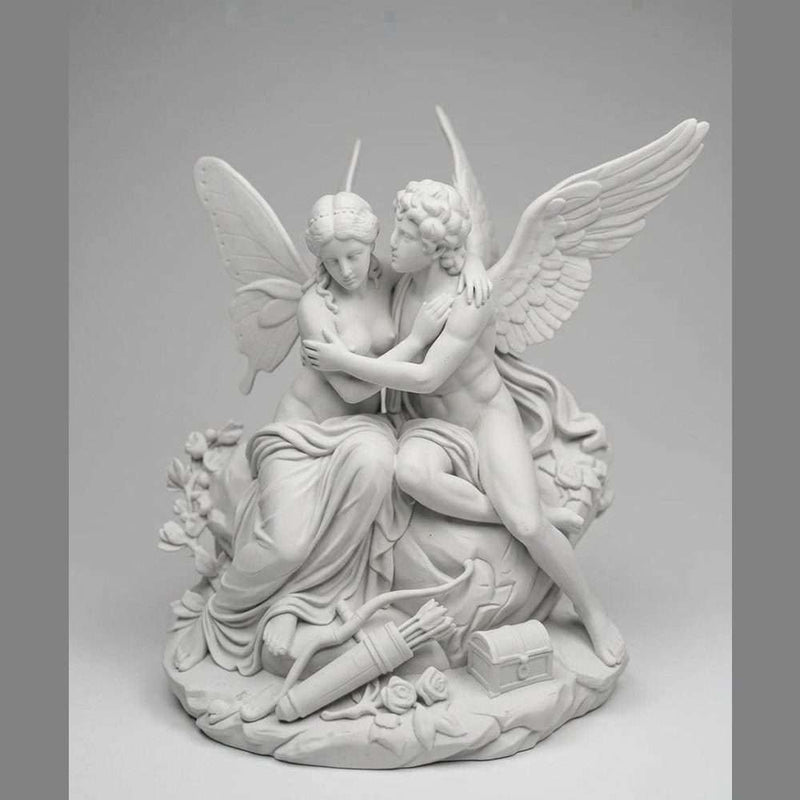 Amore e Psiche — Scultura Romantica in Resina - Taraflo