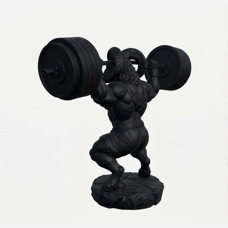 Ariete «Beast Mode» — Statuetta Fitness in Resina - Taraflo