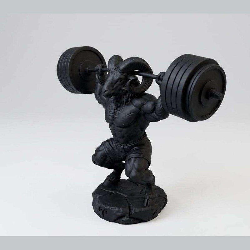 Ariete «Beast Mode» — Statuetta Fitness in Resina - Taraflo