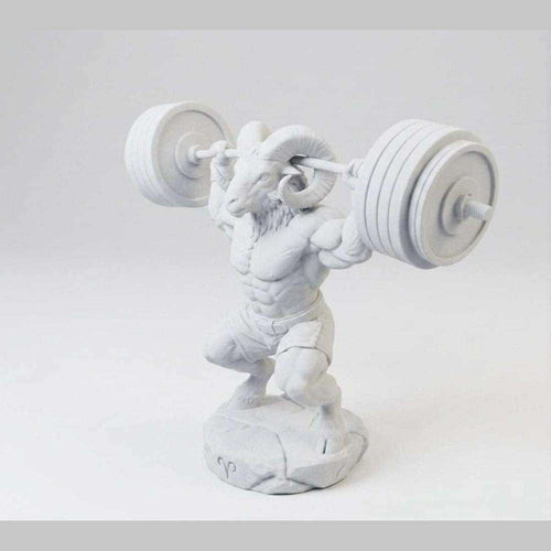 Ariete «Beast Mode» — Statuetta Fitness in Resina - Taraflo