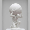 Atlante — Scultura Mitologica in Resina Effetto Marmo - Taraflo