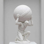 Atlante — Scultura Mitologica in Resina Effetto Marmo - Taraflo