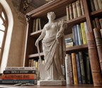 Scultura Classica Dea della Fortuna: Effetto Gesso Moderno