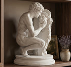 Narciso al Vischio d'Acqua – Scultura MitologicaClassica in Resina Effetto gesso