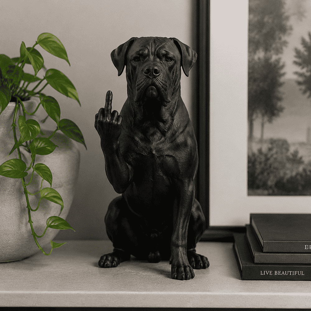 Cane Corso — Statuetta Cane «Educato… ma non troppo» - Taraflo