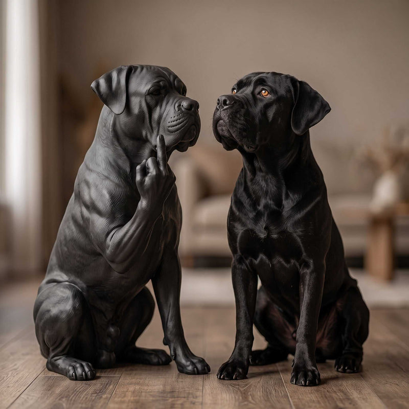 Cane Corso — Statuetta Cane «Educato… ma non troppo» - Taraflo