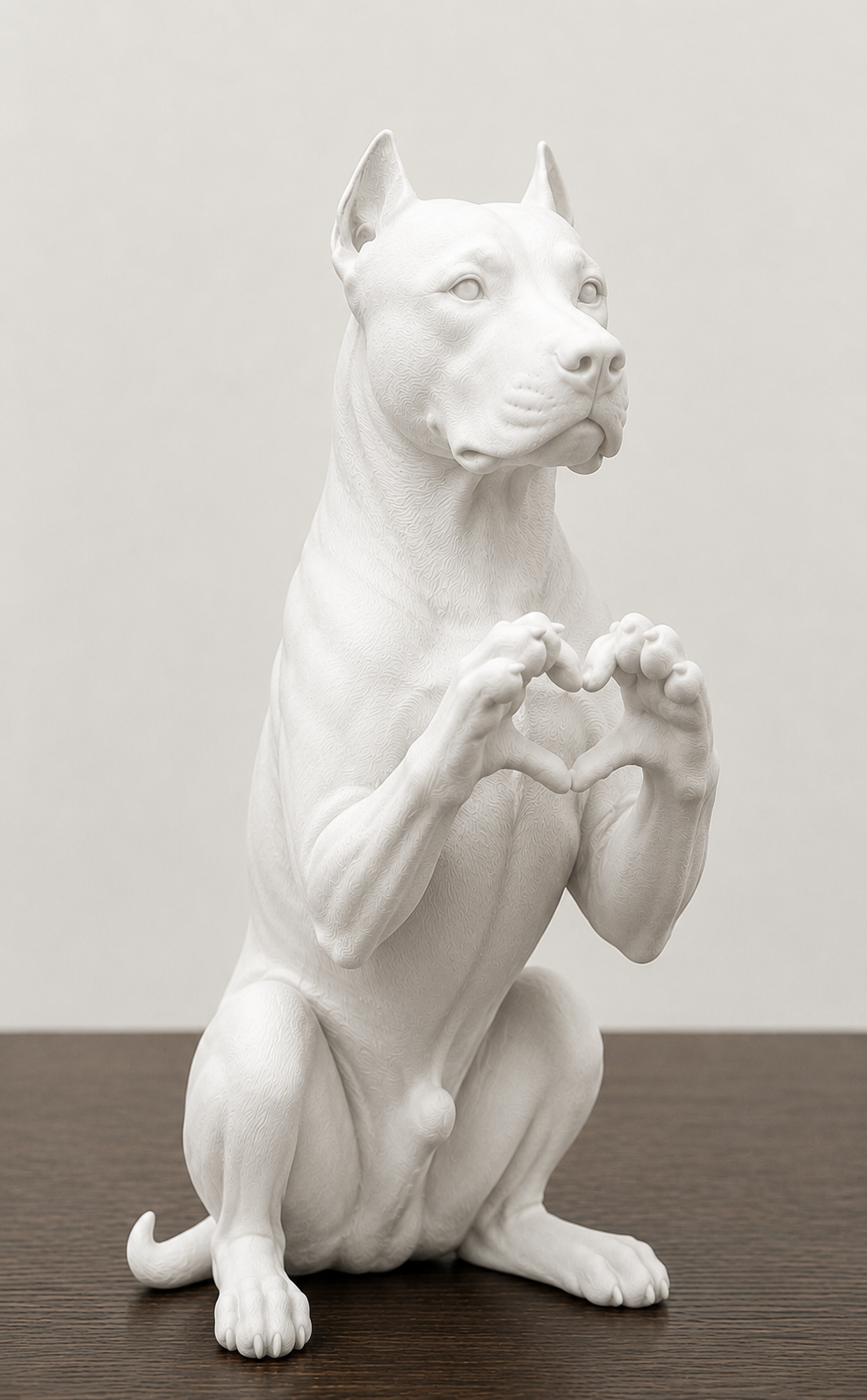 Cuori a Quattro Zampe: Statuine Artigianali che Parlano d'Amore – vista dall'alto | Taraflo