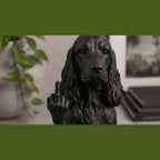 Cocker Spaniel — Statuetta Cane «Educato… ma non troppo»