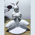 Coniglietta Bunny — Statuetta da Collezione in Resina Bianca - Taraflo
