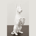Cuori a Quattro Zampe — Statuetta Cane «Cuore con le Zampe» in Resina - Taraflo