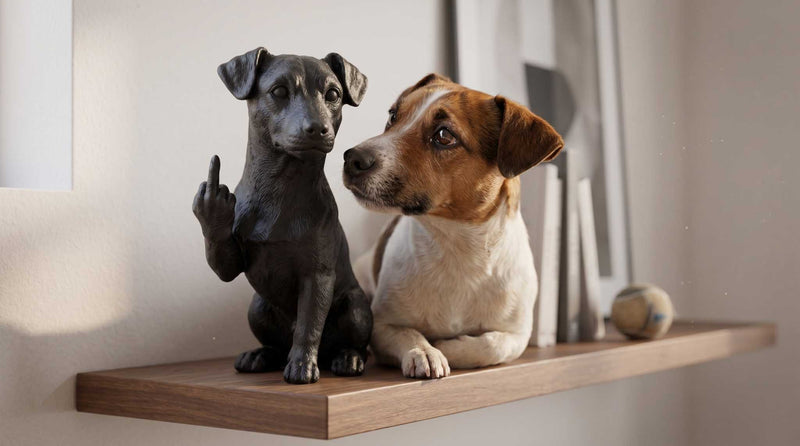 Jack Russell — Statuetta Cane «Educato… ma non troppo» - Taraflo