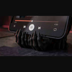 Gargoyle Guardiano — Supporto per Smartphone in Resina Nera Opaca (20 cm) - Taraflo