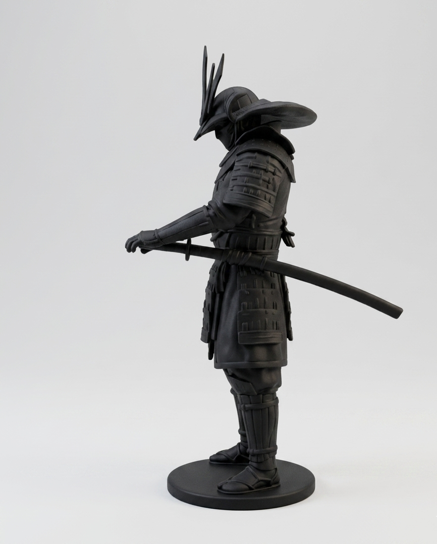 L'Ombra dei Secoli: Il Guardiano dello Shogun – Statuina di Samurai in Stile Antico