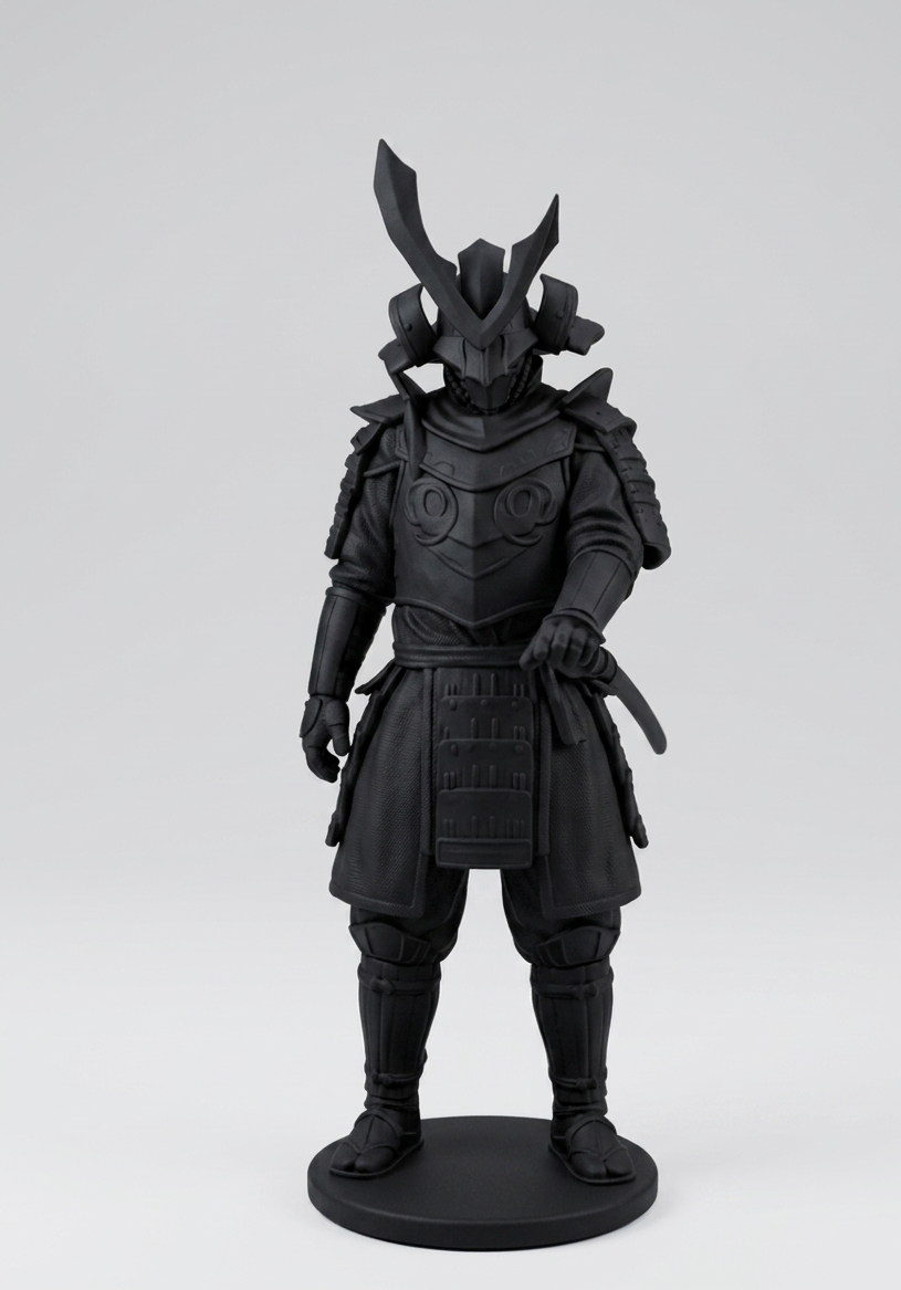 L'Ombra dei Secoli: Il Guardiano dello Shogun – Statuina di Samurai in Stile Antico