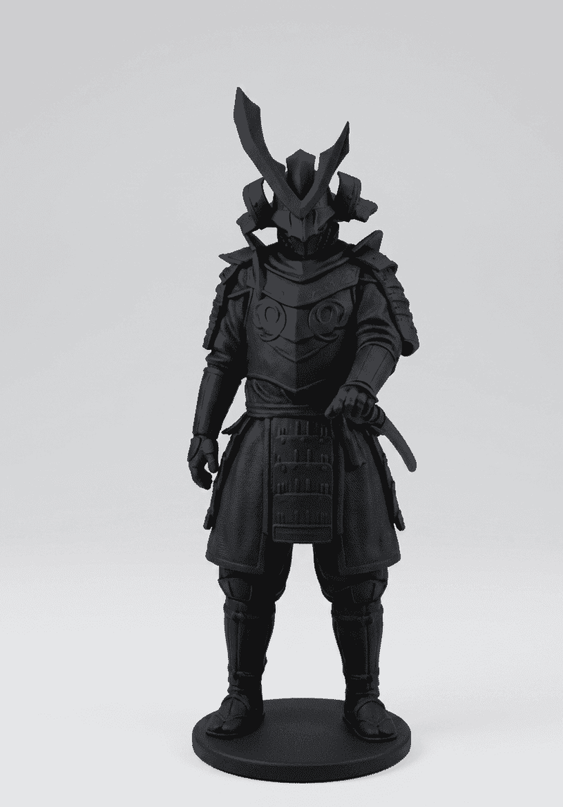 Il Guardiano dello Shogun — Statuetta Samurai in Resina - Taraflo