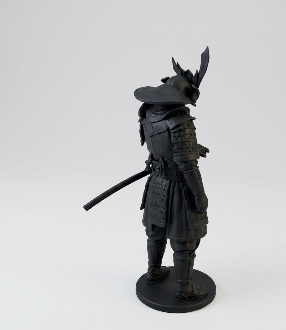 L'Ombra dei Secoli: Il Guardiano dello Shogun – Statuina di Samurai in Stile Antico