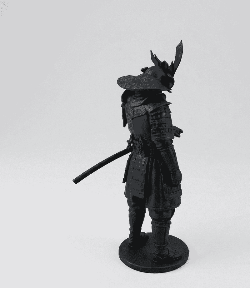 Il Guardiano dello Shogun — Statuetta Samurai in Resina - Taraflo
