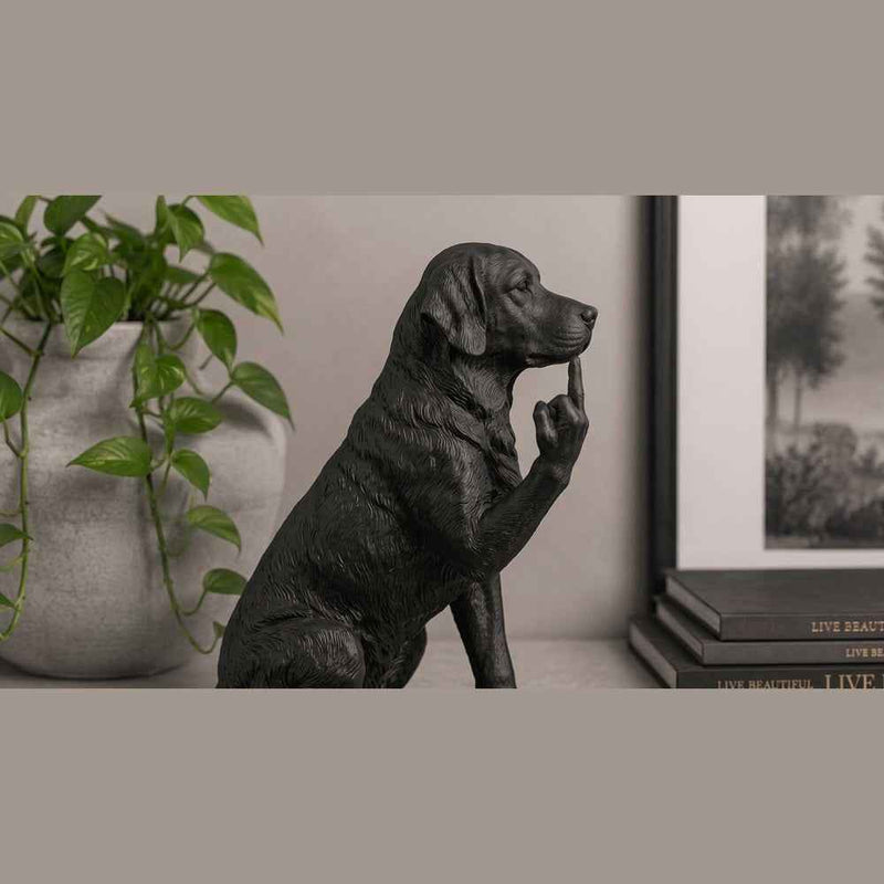 Golden Retriever — Statuetta Cane «Educato… ma non troppo»