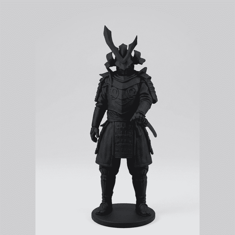 Il Guardiano dello Shogun — Statuetta Samurai in Resina - Taraflo