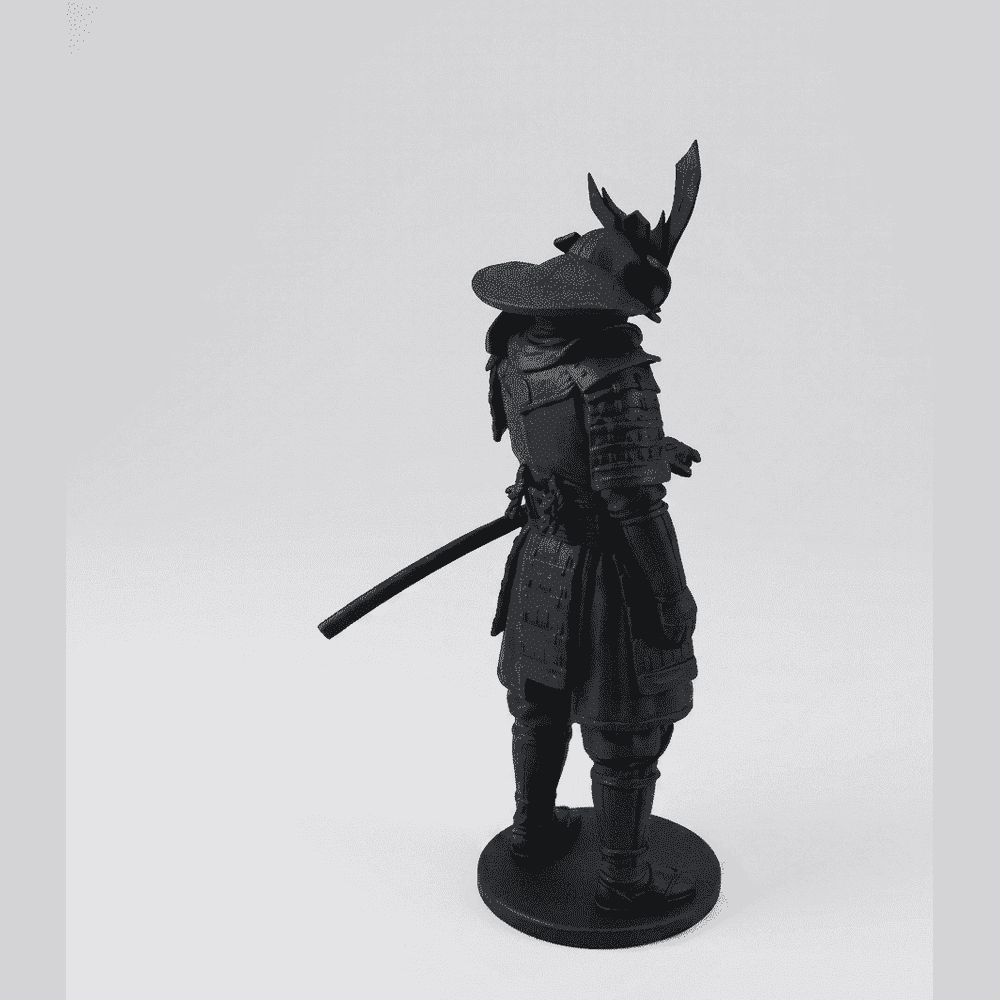 Il Guardiano dello Shogun — Statuetta Samurai in Resina - Taraflo