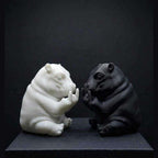 Hippopotamus "With Personality" — Decorative Resin Statue: Large, round and full of good humor. Detailed, original hippopotamus figurine with a touch of irony that brings joy wherever placed. StableTarafloTarafloDecorative Resin Statue