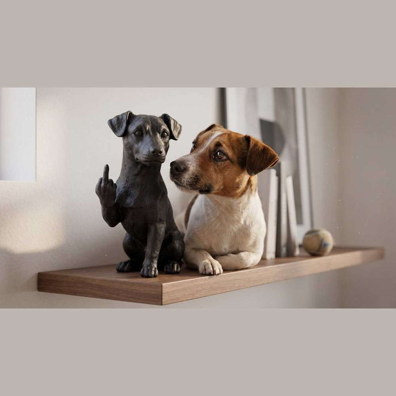 Jack Russell — Statuetta Cane «Educato… ma non troppo» - Taraflo