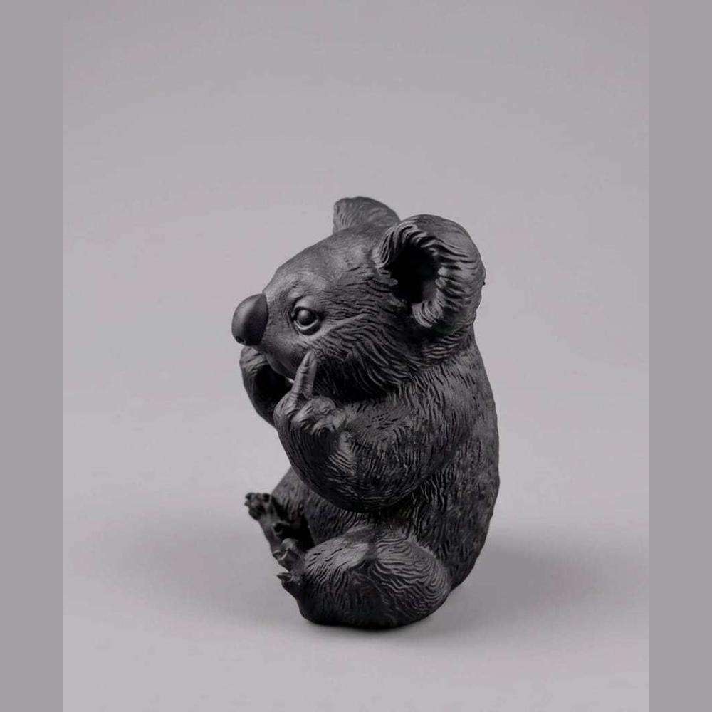 Koala & Riccio — Statuetta Animale «Con Personalità» in Resina - Taraflo
