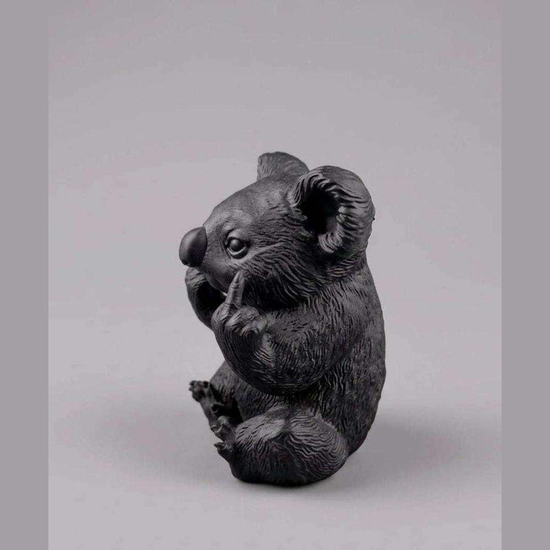 Koala & Riccio — Statuetta Animale «Con Personalità» in Resina - Taraflo