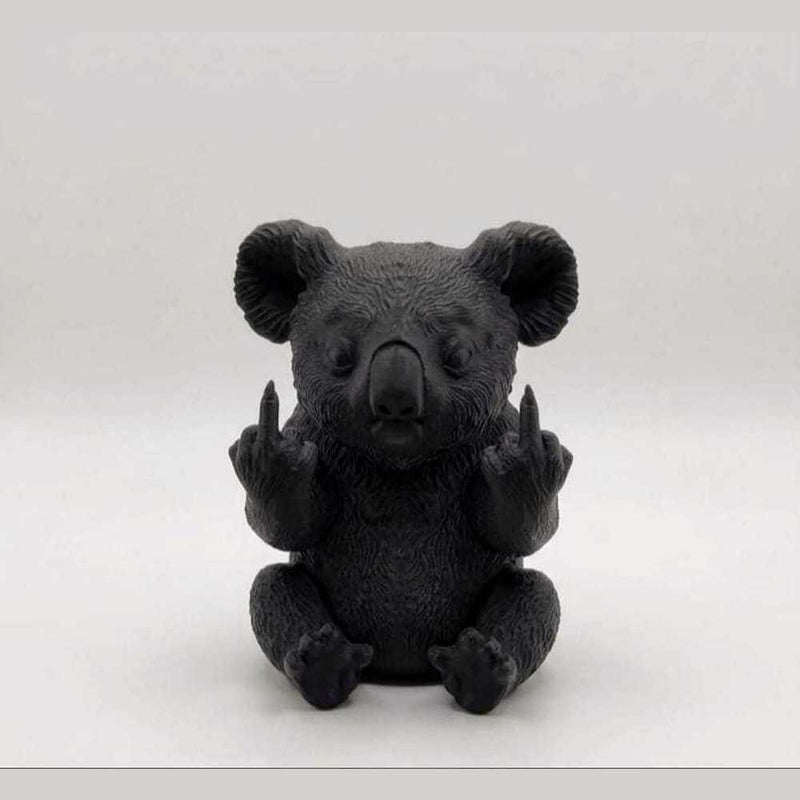 Koala & Riccio — Statuetta Animale «Con Personalità» in Resina - Taraflo