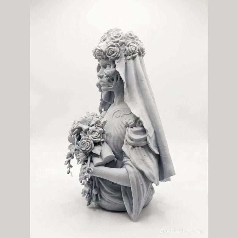 L'Eterno Incanto: Busto Sposa Cadavere in Resina per Trasformare i Tuoi Spazi con Eleganza Dark - Taraflo