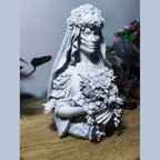 L'Eterno Incanto: Busto Sposa Cadavere in Resina per Trasformare i Tuoi Spazi con Eleganza Dark - Taraflo