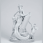 L'Ira di Medusa — Scultura Mitologica in Resina Effetto Gesso Opaco - Taraflo
