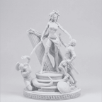 L'Ira di Medusa — Scultura Mitologica in Resina Effetto Gesso Opaco - Taraflo