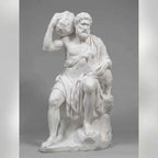 Polifemo il Pastore — Scultura Mitologica in Resina Effetto Marmo - Taraflo