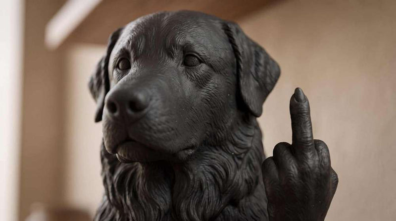 Maremmano-Abruzzese — Statuetta Cane "Educato… ma non troppo"